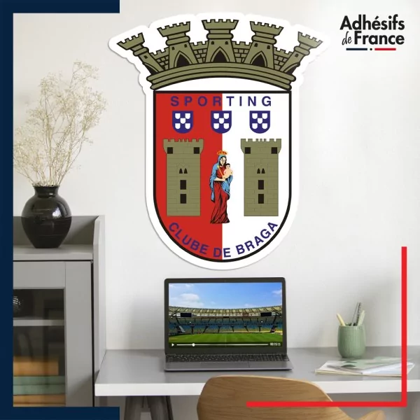 Adhésif grand format écusson Football - Club Sporting Club Braga