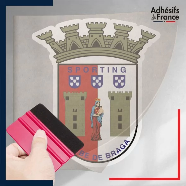 stickers sous film transfert blason Football - Club Sporting Club Braga