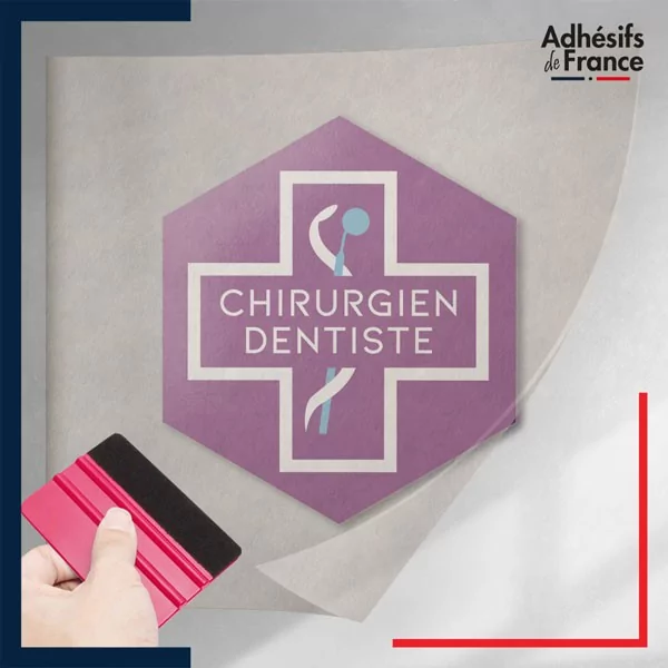 transfert adhésif Chirurgien - Dentiste