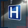 ambiance adhésif logo hopital