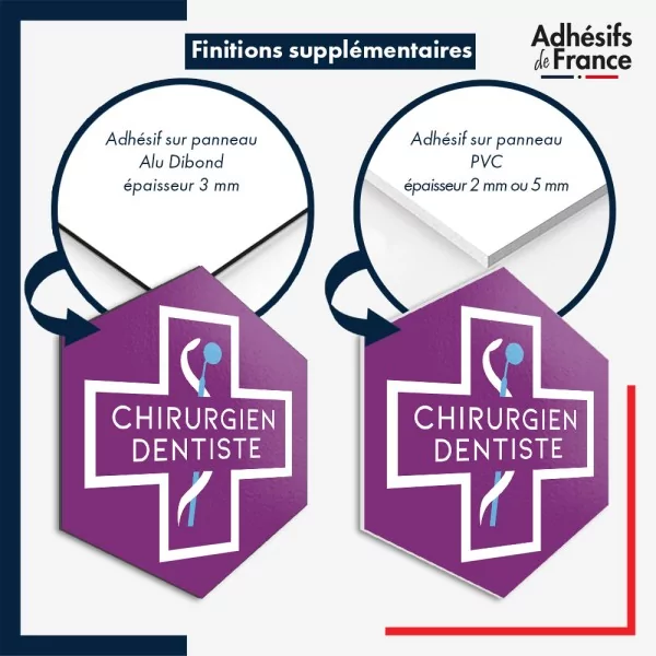 panneau adhésif Chirurgien - Dentiste