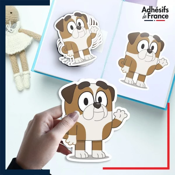 autocollant petit format Bluey - Winton