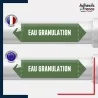 Vinyle adhésif de Tuyauterie norme NFX ou CLP - Eau granulation