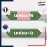 Vinyle adhésif de Tuyauterie norme NFX ou CLP - Eau décalcifiée