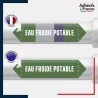 Vinyle adhésif de Tuyauterie norme NFX ou CLP - Eau froide potable