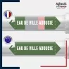 Vinyle adhésif de Tuyauterie norme NFX ou CLP - Eau de ville adoucie