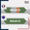 Vinyle adhésif de Tuyauterie norme NFX ou CLP - Bouclage ECS
