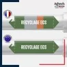 Vinyle adhésif de Tuyauterie norme NFX ou CLP - Recyclage ECS