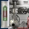 Marqueur tuyauterie norme française NFX eau - adhésif laminé colle forte - Eau de condensation
