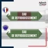 Vinyle adhésif de Tuyauterie norme NFX ou CLP - Eau de refroidissement