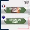 Vinyle adhésif de Tuyauterie norme NFX ou CLP - Recyclage eau chaude