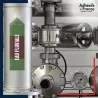 Marqueur tuyauterie norme française NFX eau - adhésif laminé colle forte - Eau fluviale