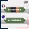Vinyle adhésif de Tuyauterie norme NFX ou CLP - Eau - circuit primaire