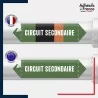 Vinyle adhésif de Tuyauterie norme NFX ou CLP - Eau - circuit secondaire