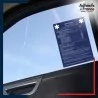 sticker tarif vitre VSL - ZONE C - Fond bleu