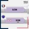 Vinyle adhésif de Tuyauterie norme NFX ou CLP - Acide - Oléum