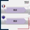 Vinyle adhésif de Tuyauterie norme NFX ou CLP - Acide - Sels
