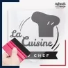 stickers sous film transfert la cuisine du chef