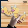 autocollant petit format Pokémon Aspicot
