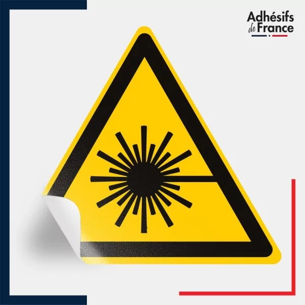 étiquettes adhésives norme iso 7010 rayonnement laser