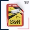 Étiquette adhésive angles morts camion