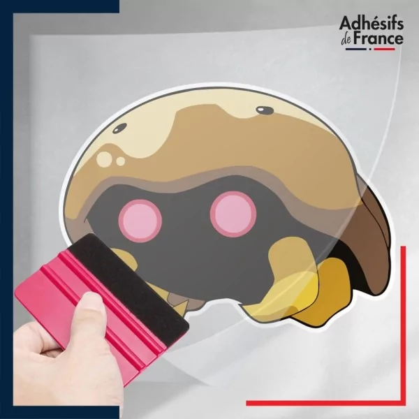 stickers sous film transfert Pokémon Kabuto