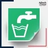 étiquettes adhésives norme iso 7010 Eau potable