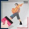 stickers sous film transfert One Piece - Portgas D. Ace