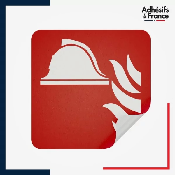 sticker autocollant Ensemble d'équipements de lutte contre l'incendie