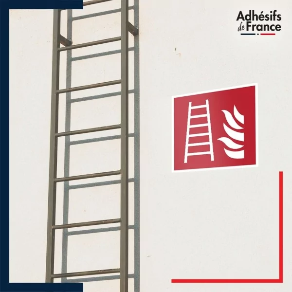 adhésif norme iso 7010 Echelle incendie