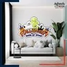 Autocollant ambiance Halloween Happy Halloween trick or treat