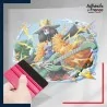 stickers sous film transfert One Piece - Brook avec sa Shark guitare