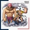 Sticker One Piece - Tony Tony Chopper et Franky