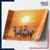 Adhésif animaux Zèbres sous le coucher de soleil