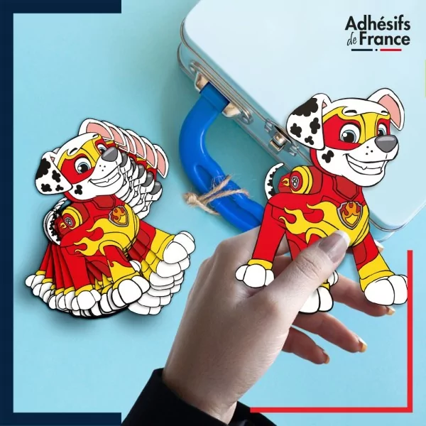autocollant petit format La Pat' Patrouille - Marcus Mighty Pups