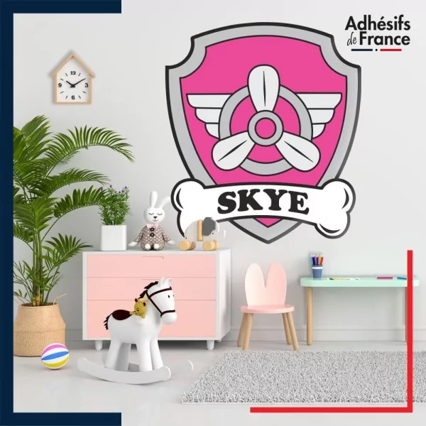 Adhésif grand format La Pat' Patrouille - Logo de Marcus (Marshall)