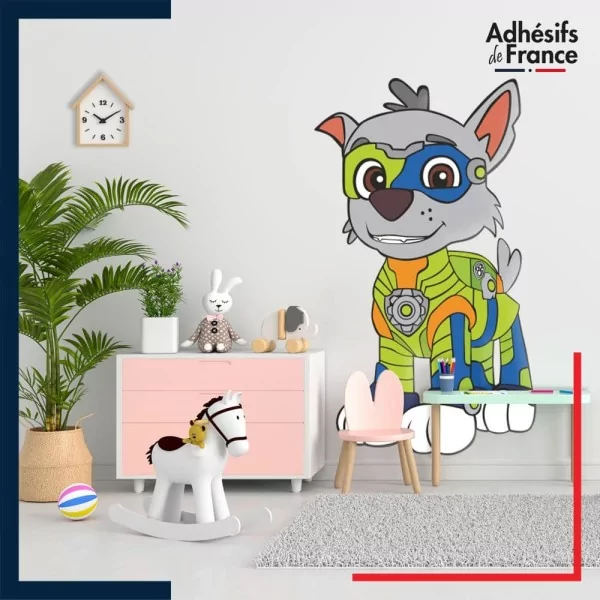 Adhésif grand format La Pat' Patrouille - Rocky Mighty Pups