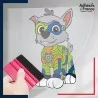 stickers sous film transfert La Pat' Patrouille - Rocky Mighty Pups