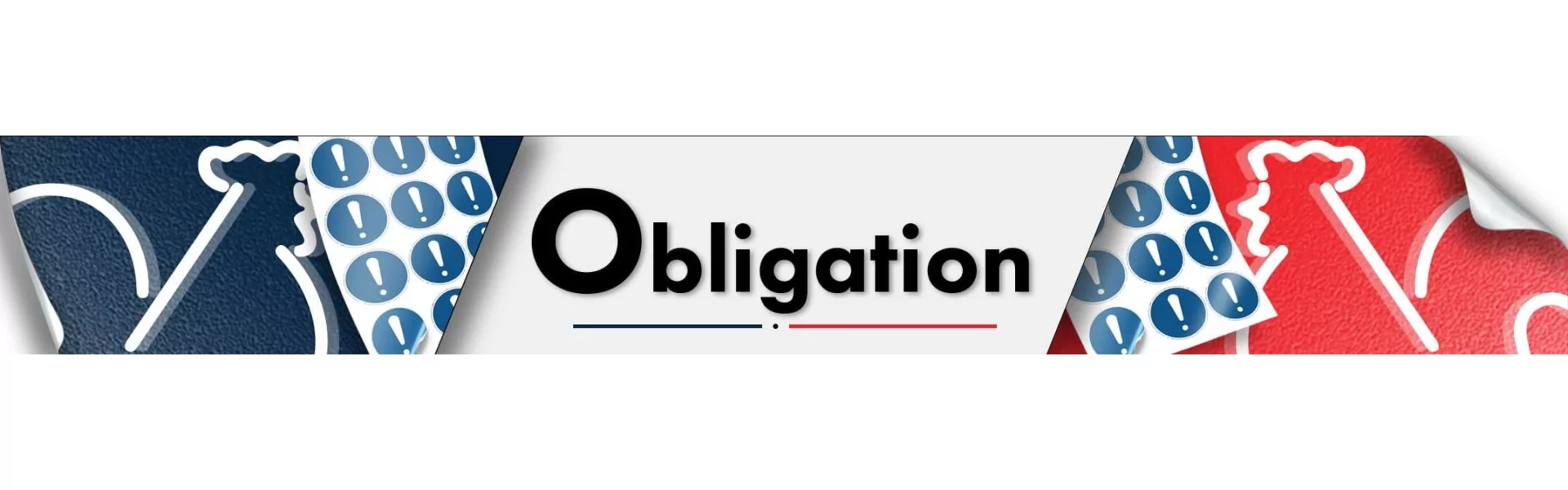 Adhésifs en planches - Visuels d'obligations