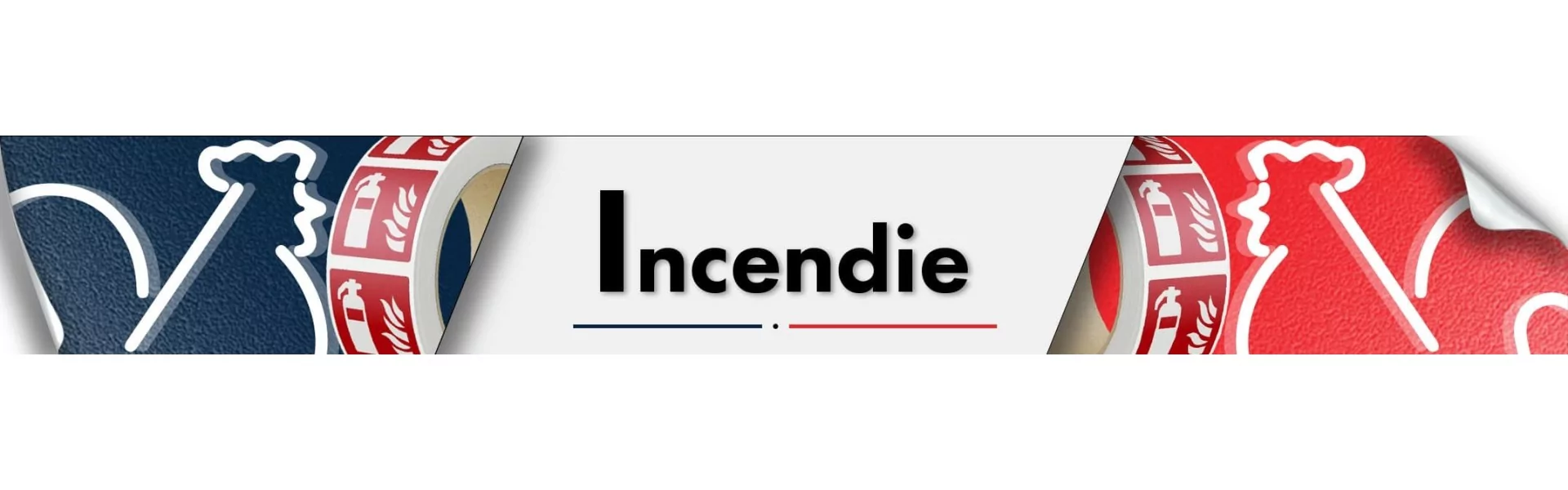 Rouleaux Étiquettes Incendie – Pictogrammes ISO 7010