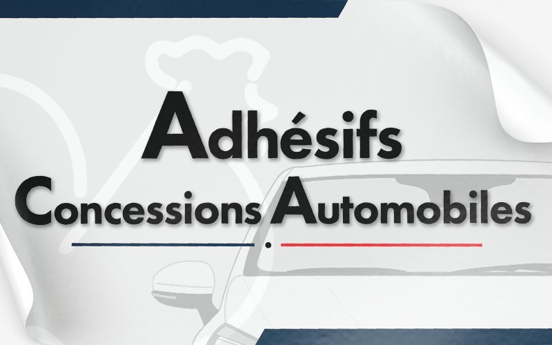 Adhésifs concessions automobiles