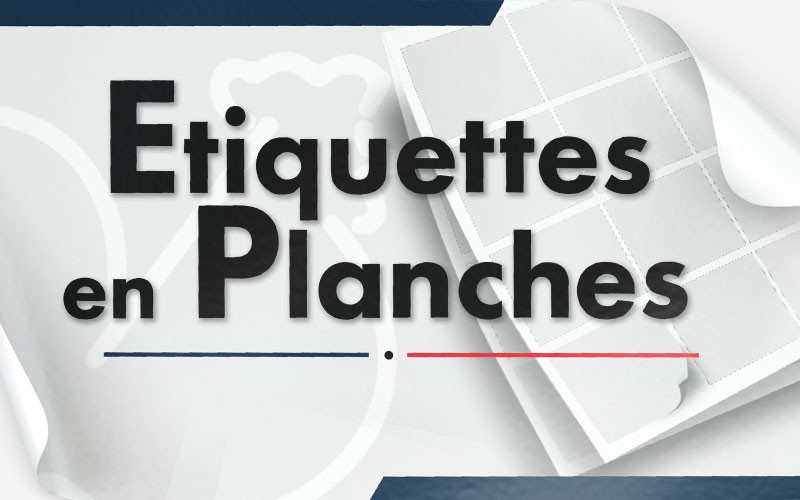 Étiquettes en planches